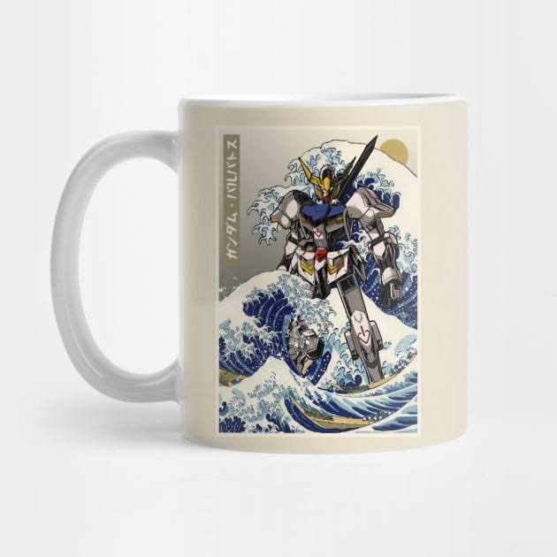 Hokusai Gundam Barbatos by kimikodesign